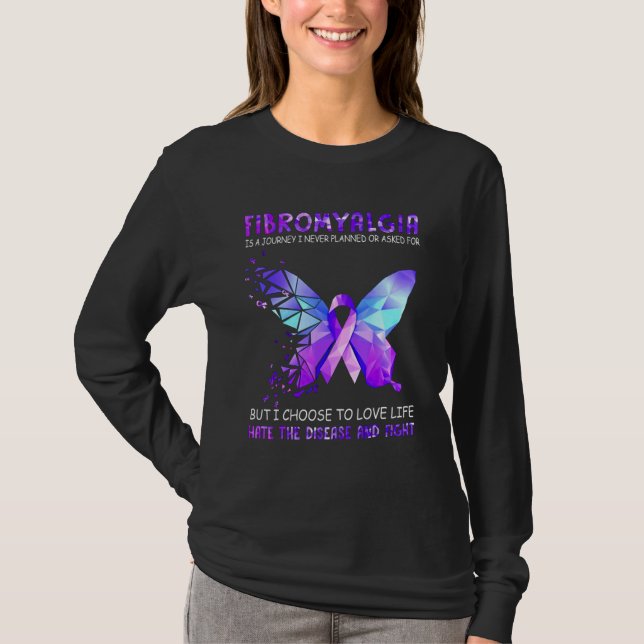 T-shirt Fibromyalgie Est Un Voyage Que Je N'Ai Jamais Prév (Devant)