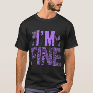 T-shirt Fibromyalgie fine guerrier Fibro Sensibilisation V
