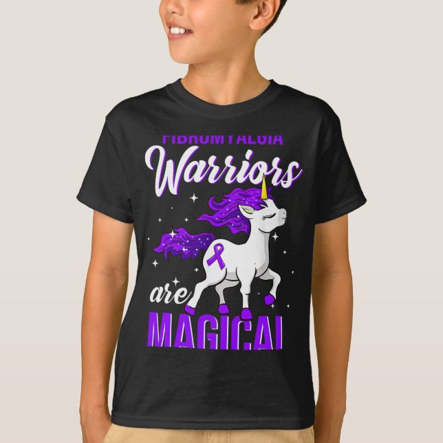 T-shirt Fibromyalgie Guerrier de sensibilisation amusant U (Devant)