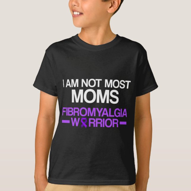 T-shirt Fibromyalgie Survivor Moms Guerrier (Devant)