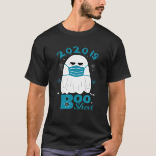T-shirt Fiche de démarrage 2020 Masque fantôme drôle Hallo