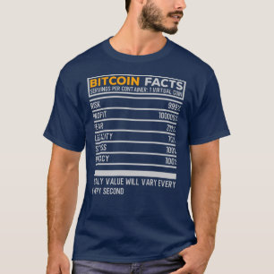 T-shirt Fiche technique Bitcoin