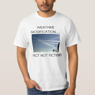 T-shirt Fiction de fait de modification météorologique