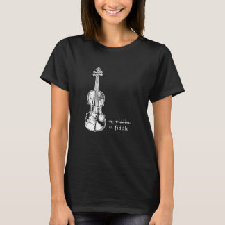 T-shirt Fiddle Not Violin Bluegrass Country Music Don