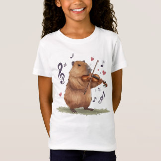 T-Shirt fiddler capybara