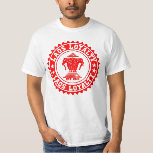T-shirt Fidélité Emblem2016 des Laotiens