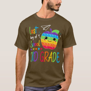 T-shirt Fidget Pop It Pour Dernier Jour De 2e Année Dernie