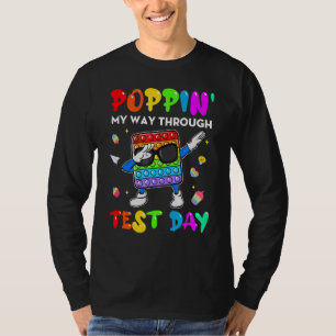 T-shirt Fidget Poppin' Mon Chemin À Travers La Journée D'E