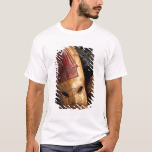 T-shirt Fidji, masques de Viti Levu sur un marché de ville