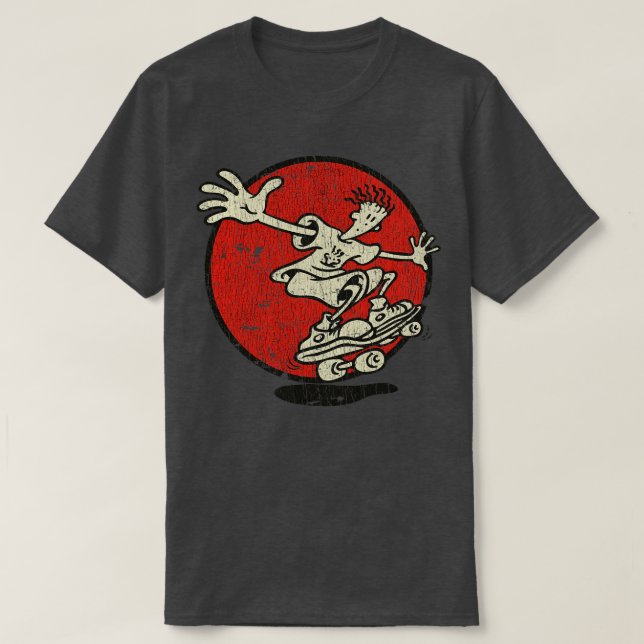 T-shirt Fido Dido Keep on Skating 1985 (Design devant)