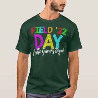 T-shirt Field Day 2022 Laisser Les Jeux Commencer L'École 