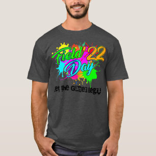 T-shirt Field Day 2022 Laisser Les Jeux Commencer Les Enfa