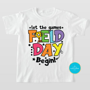 T-Shirt Field Day Kids Tee Laisser Les Jeux Commencer T-