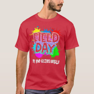 T-shirt Field Day School Rainbow Color Splash Laisser Le J