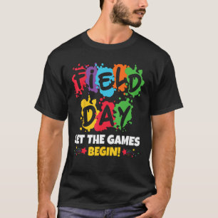 T-shirt Field Day Vibes Funny Shirt For Teacher Kids Field