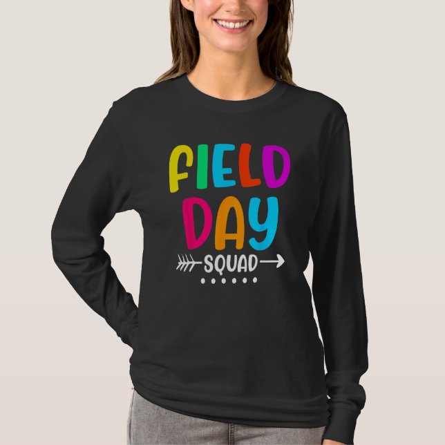 T-shirt Field Fun Day 2023 Squad School Trip Vibes Kids Te (Devant)