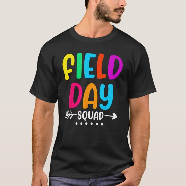 T-shirt Field Fun Day 2023 Squad School Trip Vibes Kids Te (Devant)