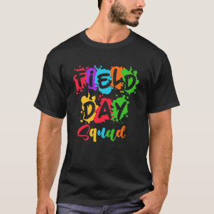 T-shirt Field Fun Day Squad School Enfants Vibes Garçons F