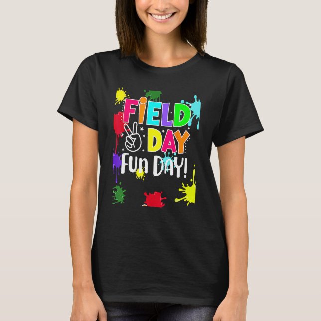 T-shirt Field Fun Day Squad School Trip Vibes Boys Girls T (Devant)