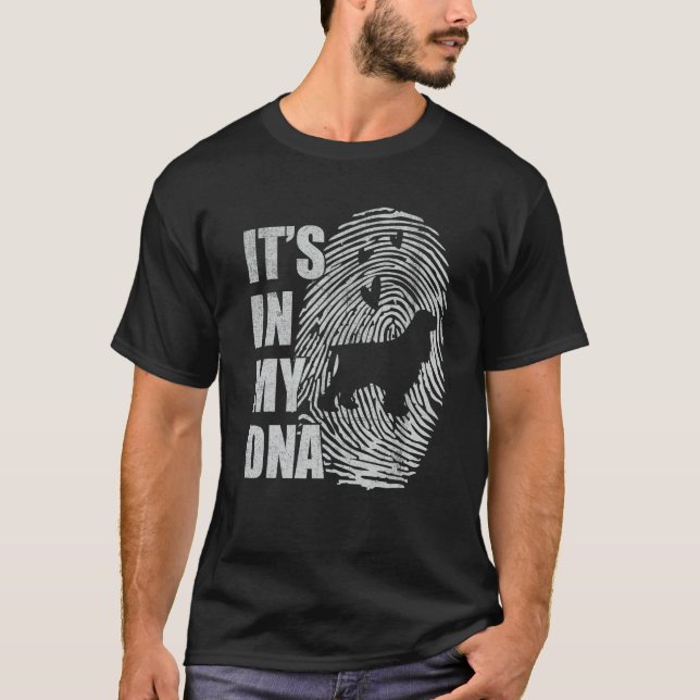 T-shirt Field Spaniel DNA Dog Mom Dad Dog (Devant)