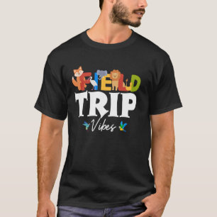 T-shirt Field Trip Vibes Famille Vacances Correspondant Dr