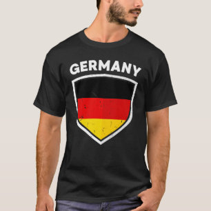 T-shirt Fier Allemagne Drapeau Deutschland Souvenir Équipe