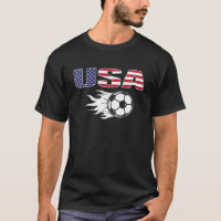 Fier America Soccer Fans Jersey - USA Flag Footba