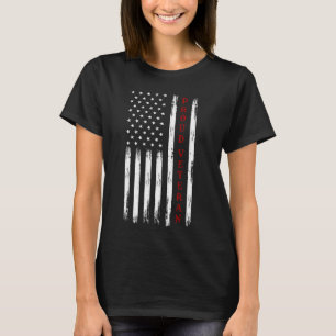 T-shirt Fier Américain Patriotique Drapeau Américain Usa