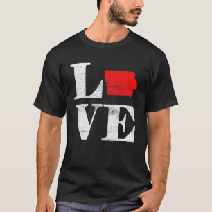 T-shirt Fier Amérique Citoyen État Drapeau Carte des terre