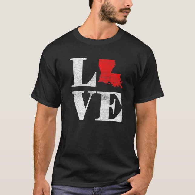 T-shirt Fier Amérique Citoyen État Drapeau Plan de la Terr (Devant)