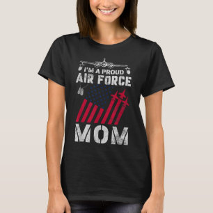 T-shirt Fier Armée de l'air Maman Militaire Us Force aérie