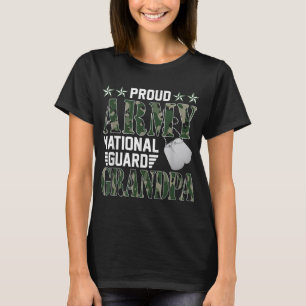 T-shirt Fier Armée Garde nationale Grand-père Famille mili