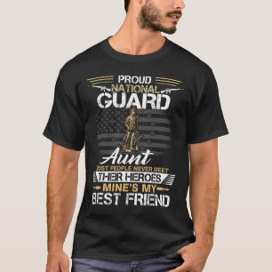 T-shirt Fier Armée Garde Nationale Tante Chemise Drapeau U