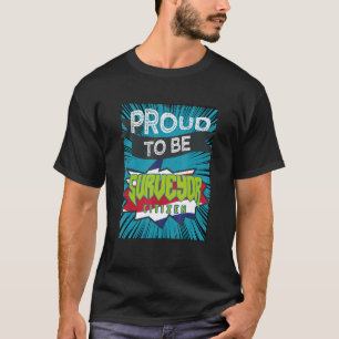T-shirt Fier arpenteur citoyen travailleur de carrière pro