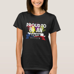 T-shirt Fier aviateur citoyen Profession carrière travaill