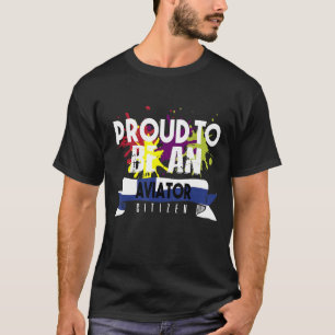 T-shirt Fier aviateur citoyen Profession travailleur de ca