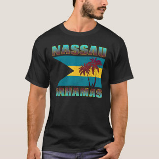 T-shirt Fier Bahamas Bahamians Drapeau Conception cadeau I
