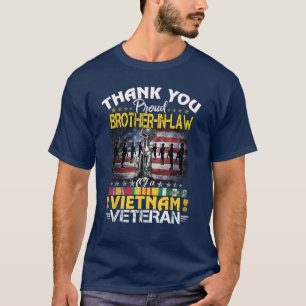 T-shirt Fier beau-frère d'un vétéran du Vietnam