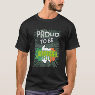 T-shirt Fier bibliothécaire citoyen travailleur profession