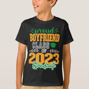 T-shirt Fier BOYFRIEND d'une classe de 2023 SCRIPT MODERNE