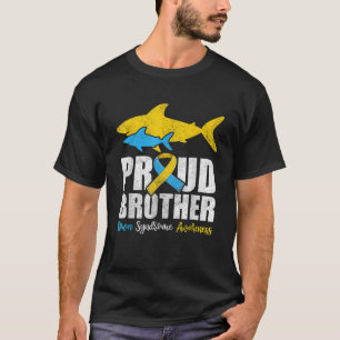 T-shirt Fier Brother Down Syndrome Sensibilisation Chemise