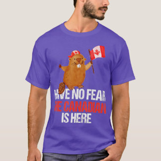 T-shirt Fier Canadien Fabriqué Au Canada Maple Leaf Drapea