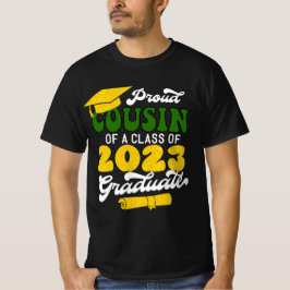T-shirt Fier COUSIN d'une classe de 2023 Graduate Retro