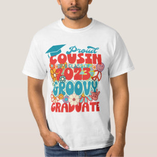 T-shirt Fier COUSIN d'une classe de 2023 Graduate Retro
