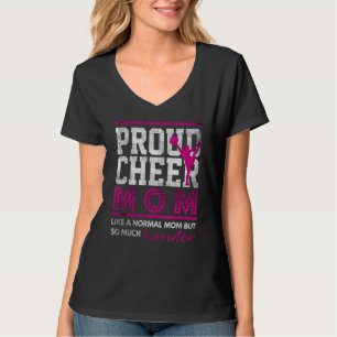 T-shirt Fier d'applaudir maman Pom-pom girl maman P