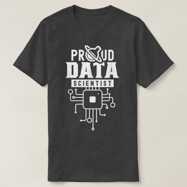 T-shirt Fier Data Scientist Analyst Science Analyst (Design devant)