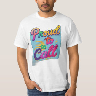 T-shirt « Fier de dire »