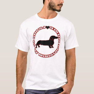 T-shirt Fier de ma saucisse miniature