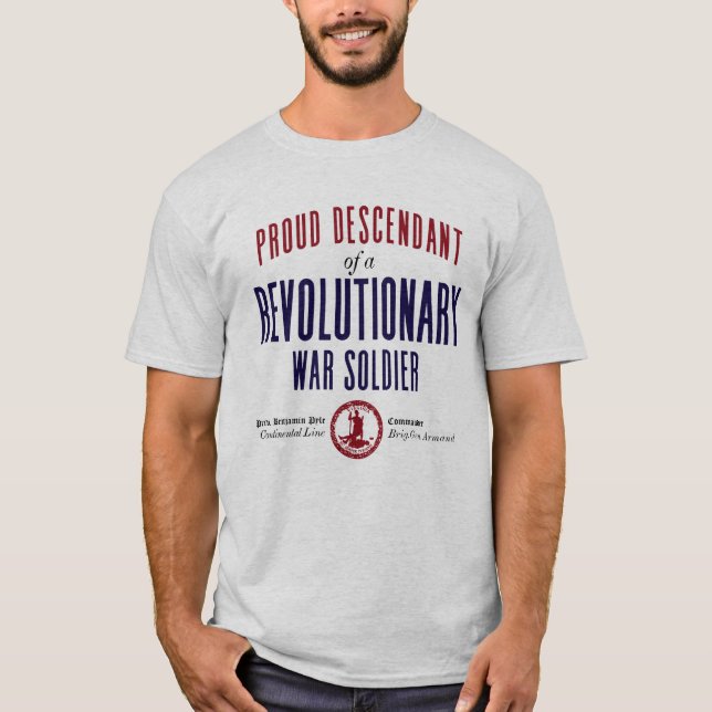 T-shirt Fier Descendant - Personnalisé (Devant)