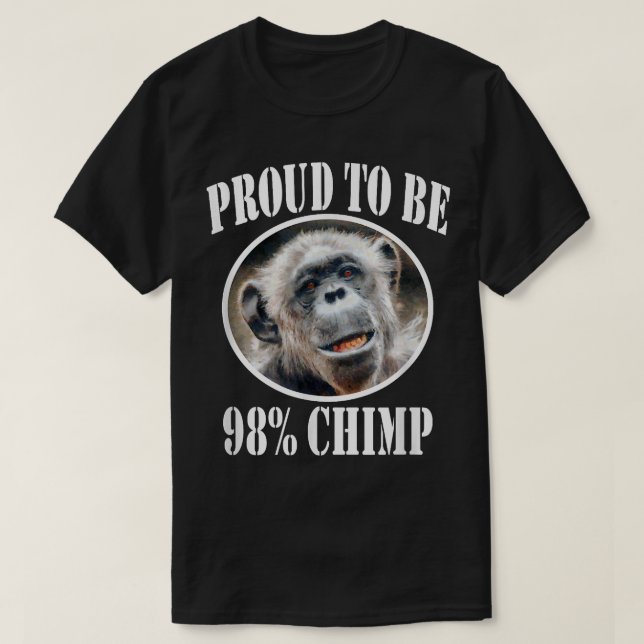 T-shirt Fier D'Être 98 Chimp (Design devant)